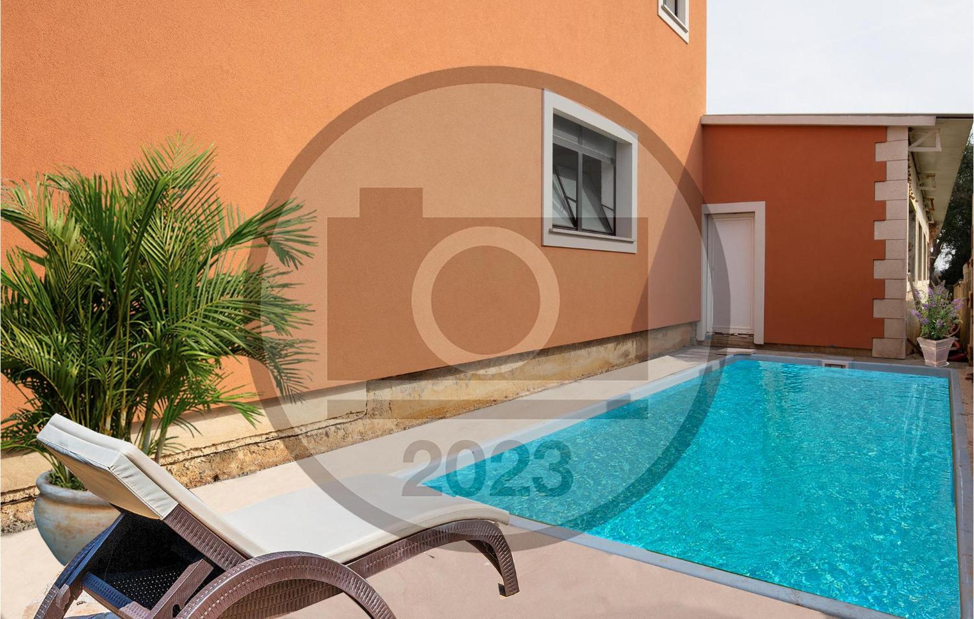 Lovely Home In Sisan With Outdoor Swimming Pool Extérieur photo